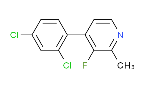 AM32278 | 1361836-14-7 | 4-(2,4-Dichlorophenyl)-3-fluoro-2-methylpyridine