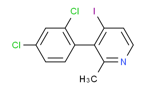 3-(2,4-Dichlorophenyl)-4-iodo-2-methylpyridine
