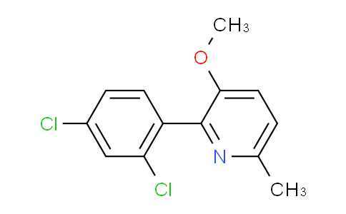 AM32294 | 1361680-74-1 | 2-(2,4-Dichlorophenyl)-3-methoxy-6-methylpyridine