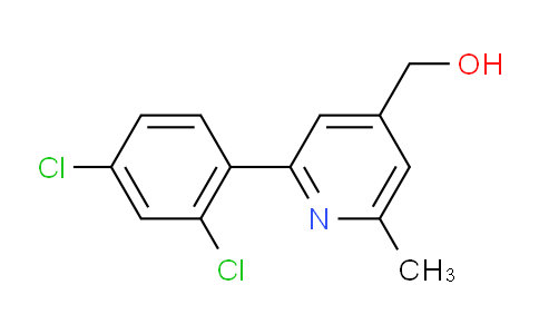 2-(2,4-Dichlorophenyl)-6-methylpyridine-4-methanol