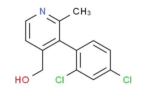 3-(2,4-Dichlorophenyl)-2-methylpyridine-4-methanol