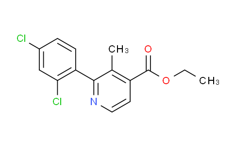 Ethyl 2-(2,4-dichlorophenyl)-3-methylisonicotinate
