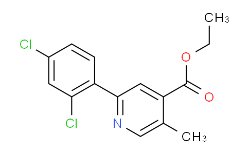Ethyl 2-(2,4-dichlorophenyl)-5-methylisonicotinate