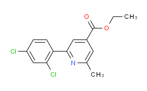 Ethyl 2-(2,4-dichlorophenyl)-6-methylisonicotinate