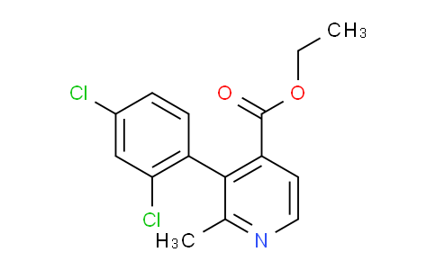 Ethyl 3-(2,4-dichlorophenyl)-2-methylisonicotinate