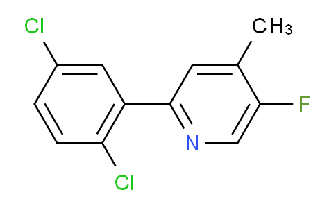 AM32390 | 1361824-26-1 | 2-(2,5-Dichlorophenyl)-5-fluoro-4-methylpyridine