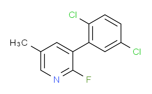 AM32392 | 1361780-22-4 | 3-(2,5-Dichlorophenyl)-2-fluoro-5-methylpyridine