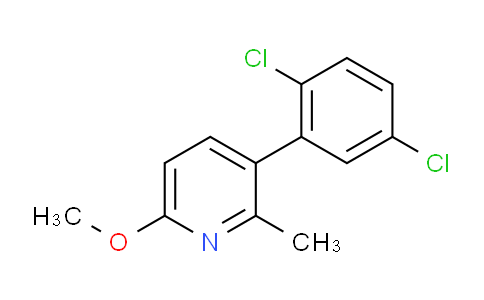 3-(2,5-Dichlorophenyl)-6-methoxy-2-methylpyridine