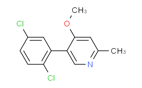 5-(2,5-Dichlorophenyl)-4-methoxy-2-methylpyridine