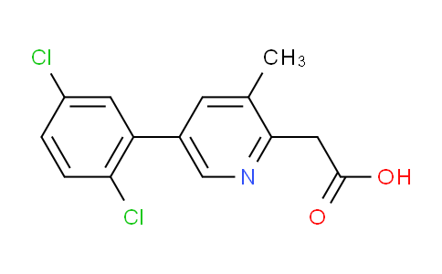 AM32423 | 1361742-21-3 | 5-(2,5-Dichlorophenyl)-3-methylpyridine-2-acetic acid