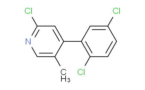 2-Chloro-4-(2,5-dichlorophenyl)-5-methylpyridine