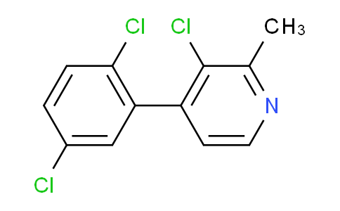 3-Chloro-4-(2,5-dichlorophenyl)-2-methylpyridine