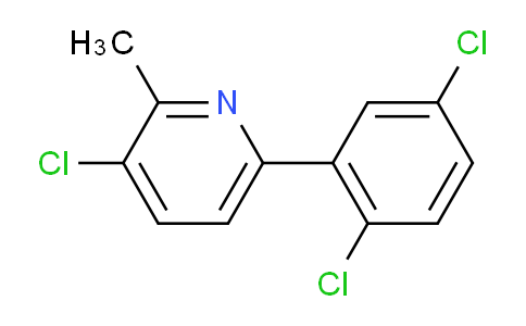 3-Chloro-6-(2,5-dichlorophenyl)-2-methylpyridine