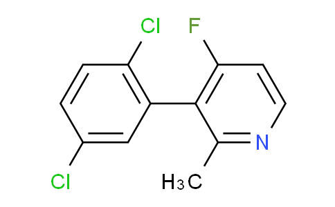 AM32454 | 1361862-51-2 | 3-(2,5-Dichlorophenyl)-4-fluoro-2-methylpyridine