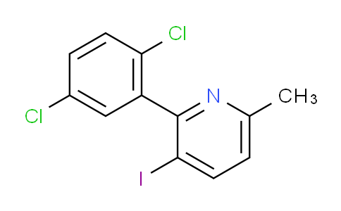 2-(2,5-Dichlorophenyl)-3-iodo-6-methylpyridine