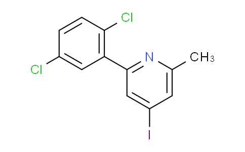 2-(2,5-Dichlorophenyl)-4-iodo-6-methylpyridine