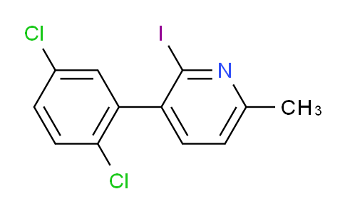 3-(2,5-Dichlorophenyl)-2-iodo-6-methylpyridine