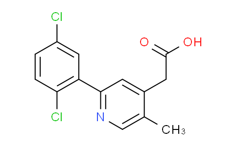 AM32503 | 1361683-16-0 | 2-(2,5-Dichlorophenyl)-5-methylpyridine-4-acetic acid