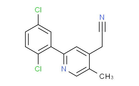 2-(2,5-Dichlorophenyl)-5-methylpyridine-4-acetonitrile