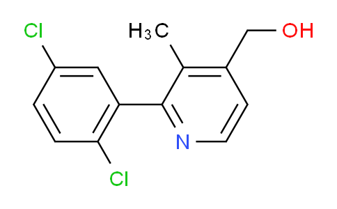 2-(2,5-Dichlorophenyl)-3-methylpyridine-4-methanol