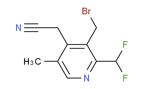 AM32555 | 1361913-82-7 | 3-(Bromomethyl)-2-(difluoromethyl)-5-methylpyridine-4-acetonitrile