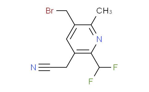 3-(Bromomethyl)-6-(difluoromethyl)-2-methylpyridine-5-acetonitrile
