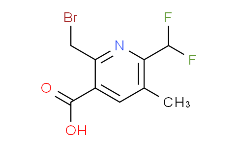 2-(Bromomethyl)-6-(difluoromethyl)-5-methylpyridine-3-carboxylic acid