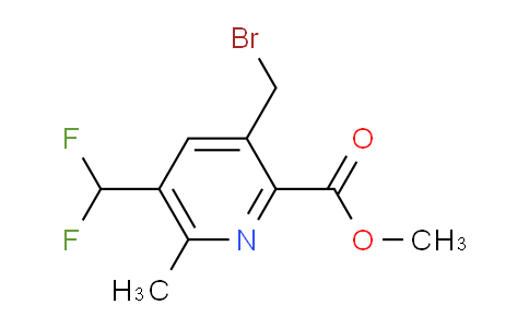 AM32779 | 1361867-75-5 | Methyl 3-(bromomethyl)-5-(difluoromethyl)-6-methylpyridine-2-carboxylate