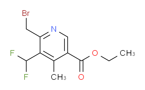 AM32799 | 1361498-58-9 | Ethyl 2-(bromomethyl)-3-(difluoromethyl)-4-methylpyridine-5-carboxylate