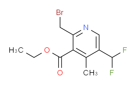 AM32813 | 1361498-62-5 | Ethyl 2-(bromomethyl)-5-(difluoromethyl)-4-methylpyridine-3-carboxylate