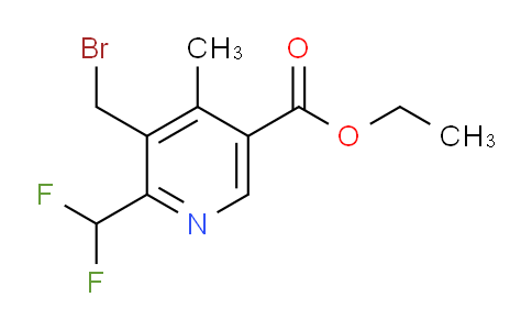 AM32823 | 1361827-91-9 | Ethyl 3-(bromomethyl)-2-(difluoromethyl)-4-methylpyridine-5-carboxylate