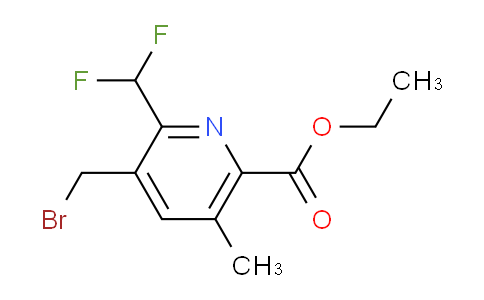 AM32826 | 1361776-06-8 | Ethyl 3-(bromomethyl)-2-(difluoromethyl)-5-methylpyridine-6-carboxylate