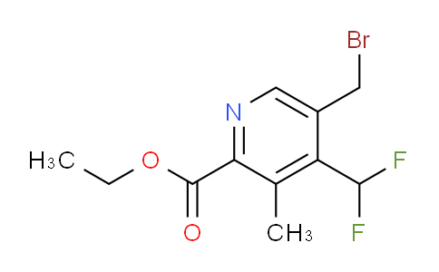 AM32832 | 1361805-45-9 | Ethyl 5-(bromomethyl)-4-(difluoromethyl)-3-methylpyridine-2-carboxylate