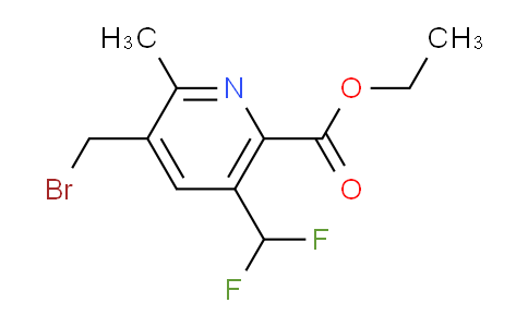 AM32836 | 1361827-93-1 | Ethyl 3-(bromomethyl)-5-(difluoromethyl)-2-methylpyridine-6-carboxylate