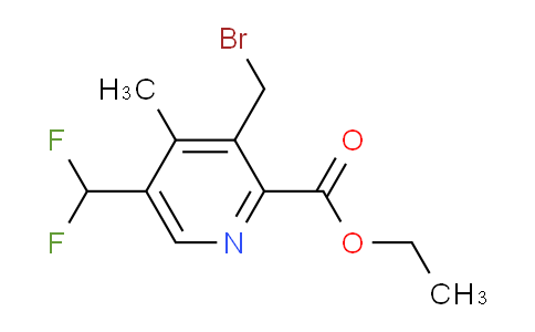AM32837 | 1361898-24-9 | Ethyl 3-(bromomethyl)-5-(difluoromethyl)-4-methylpyridine-2-carboxylate