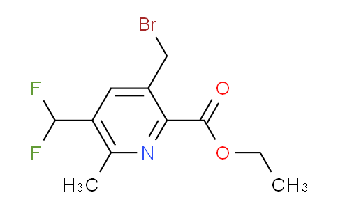 AM32839 | 1361693-81-3 | Ethyl 3-(bromomethyl)-5-(difluoromethyl)-6-methylpyridine-2-carboxylate