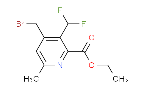 AM32851 | 1361776-12-6 | Ethyl 4-(bromomethyl)-3-(difluoromethyl)-6-methylpyridine-2-carboxylate