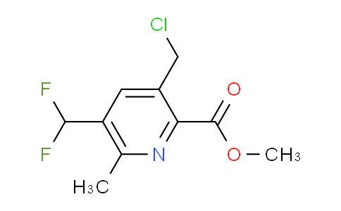 AM32864 | 1361700-63-1 | Methyl 3-(chloromethyl)-5-(difluoromethyl)-6-methylpyridine-2-carboxylate