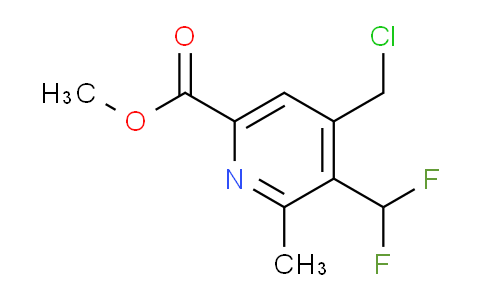 Methyl 4-(chloromethyl)-3-(difluoromethyl)-2-methylpyridine-6-carboxylate