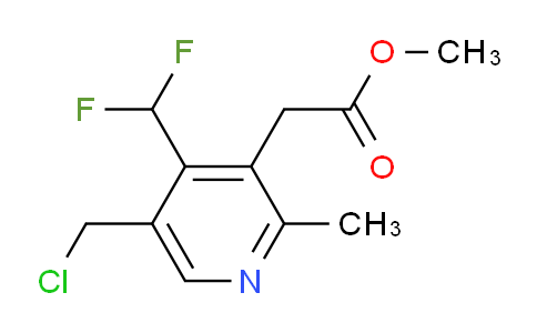 Methyl 5-(chloromethyl)-4-(difluoromethyl)-2-methylpyridine-3-acetate