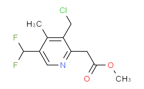 AM32883 | 1361856-80-5 | Methyl 3-(chloromethyl)-5-(difluoromethyl)-4-methylpyridine-2-acetate