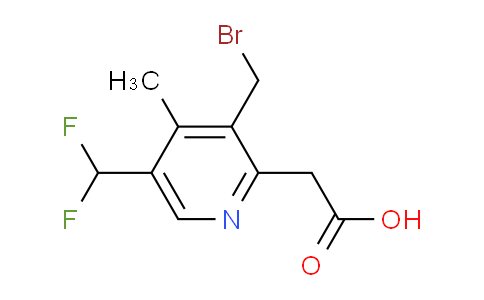 AM32898 | 1361751-09-8 | 3-(Bromomethyl)-5-(difluoromethyl)-4-methylpyridine-2-acetic acid