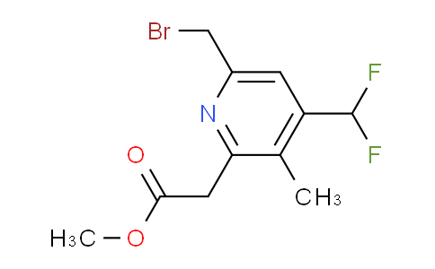 AM32929 | 1361854-43-4 | Methyl 6-(bromomethyl)-4-(difluoromethyl)-3-methylpyridine-2-acetate