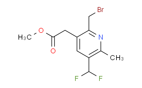 Methyl 2-(bromomethyl)-5-(difluoromethyl)-6-methylpyridine-3-acetate