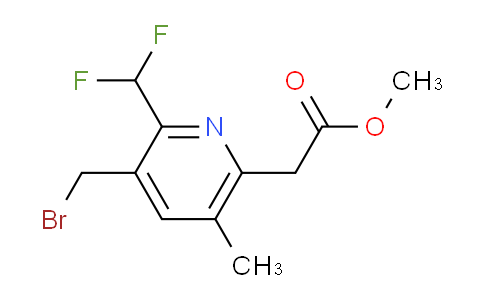 AM32947 | 1361915-86-7 | Methyl 3-(bromomethyl)-2-(difluoromethyl)-5-methylpyridine-6-acetate