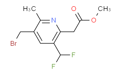 AM32957 | 1361806-13-4 | Methyl 3-(bromomethyl)-5-(difluoromethyl)-2-methylpyridine-6-acetate