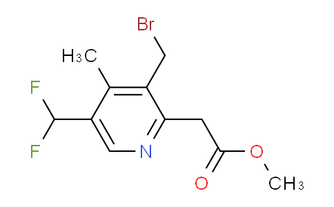 AM32958 | 1361499-21-9 | Methyl 3-(bromomethyl)-5-(difluoromethyl)-4-methylpyridine-2-acetate