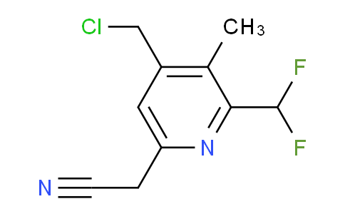 AM33010 | 1361855-42-6 | 4-(Chloromethyl)-2-(difluoromethyl)-3-methylpyridine-6-acetonitrile
