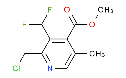 Methyl 2-(chloromethyl)-3-(difluoromethyl)-5-methylpyridine-4-carboxylate