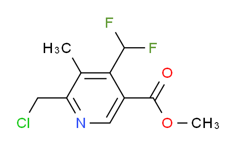 Methyl 2-(chloromethyl)-4-(difluoromethyl)-3-methylpyridine-5-carboxylate